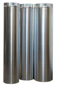 Tuyau d’évacuation en rond ø 400 — Combisteel 7218.0400