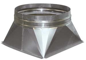Adapteur carré en rond ø 400 — Combisteel 7222.0540