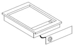 Plaques grill él. lisse 400v — Combisteel 7266.0045
