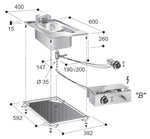 Friteuse él. 1x10 L — Combisteel 7266.0065