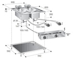 Friteuse él. 2x10 L — Combisteel 7266.0080