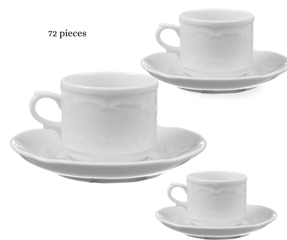 Pack service café – Contenances professionnelles 72 pièces