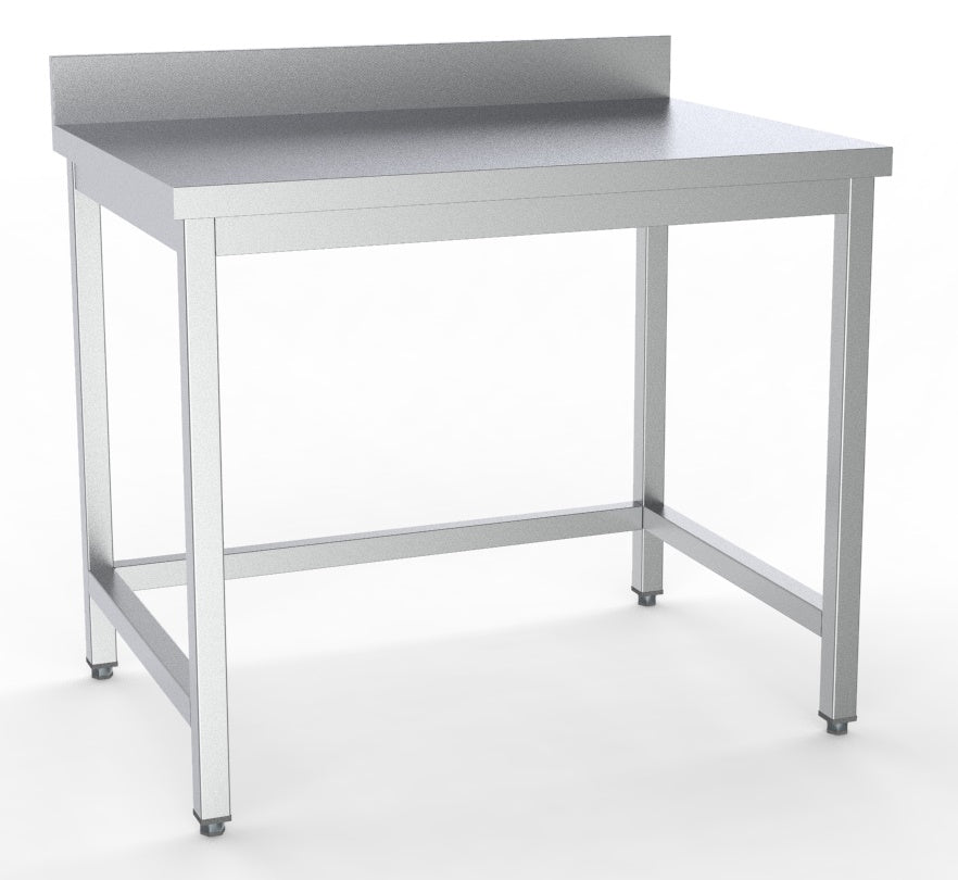 600 plan de travail essous ouvert bord relevé démontable 1000 — Combisteel 7333.0036
