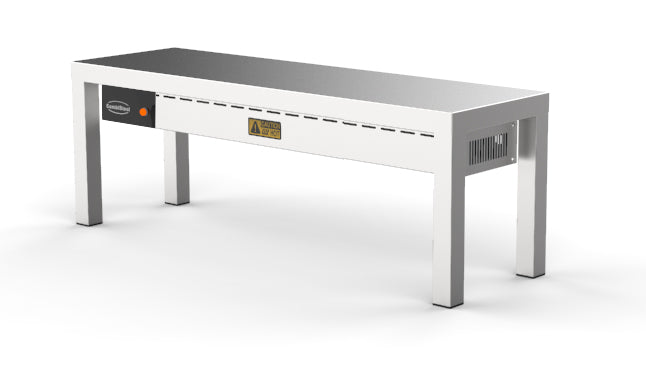 Étagère chauffante en céramique 1 niveaux 1400 4 heaters of 250w — Combisteel 7333.0504