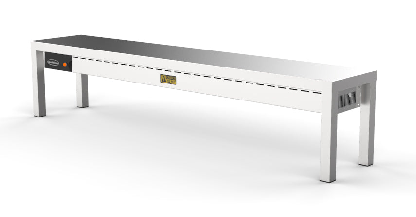 Étagère chauffante en céramique 1 niveaux 1800 5 heaters of 250w — Combisteel 7333.0508