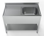 600 bloc-évier étagère 1 à droite 1200 — Combisteel 7333.0805