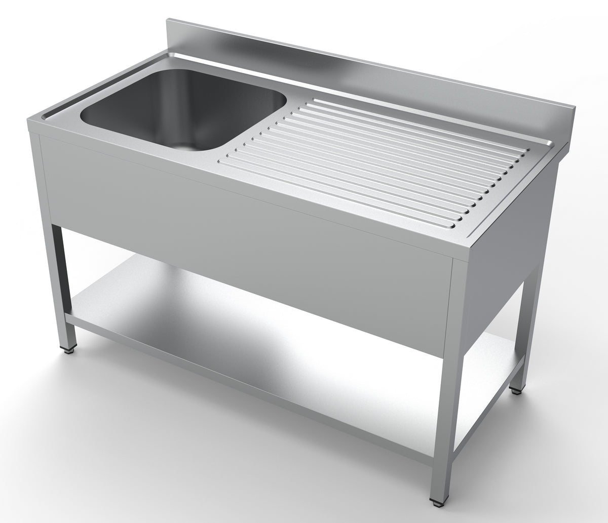 700 bloc-évier étagère 1 à gauche 1400 — Combisteel 7333.0840