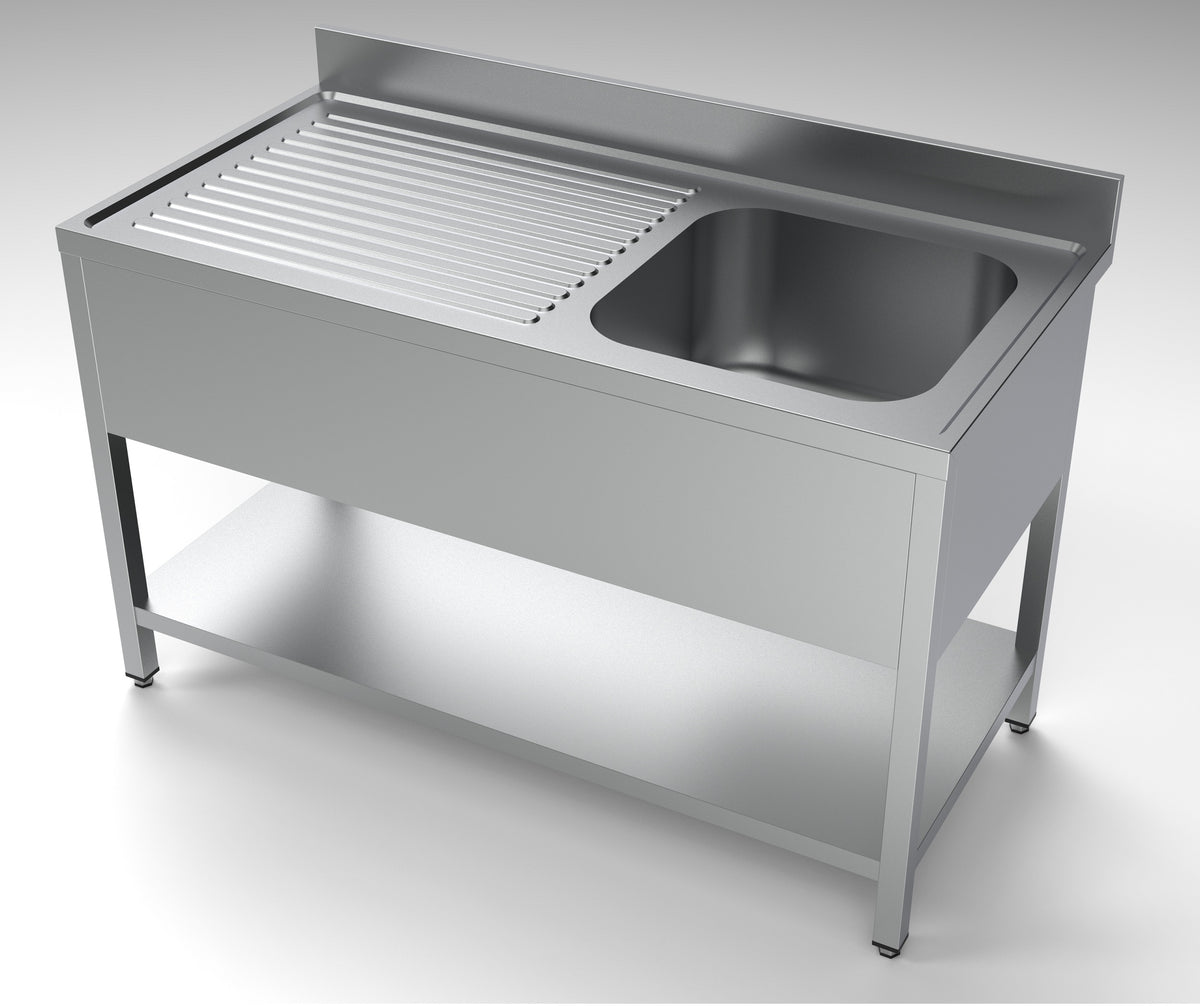 700 bloc-évier étagère 1 à droite 1400 — Combisteel 7333.0845
