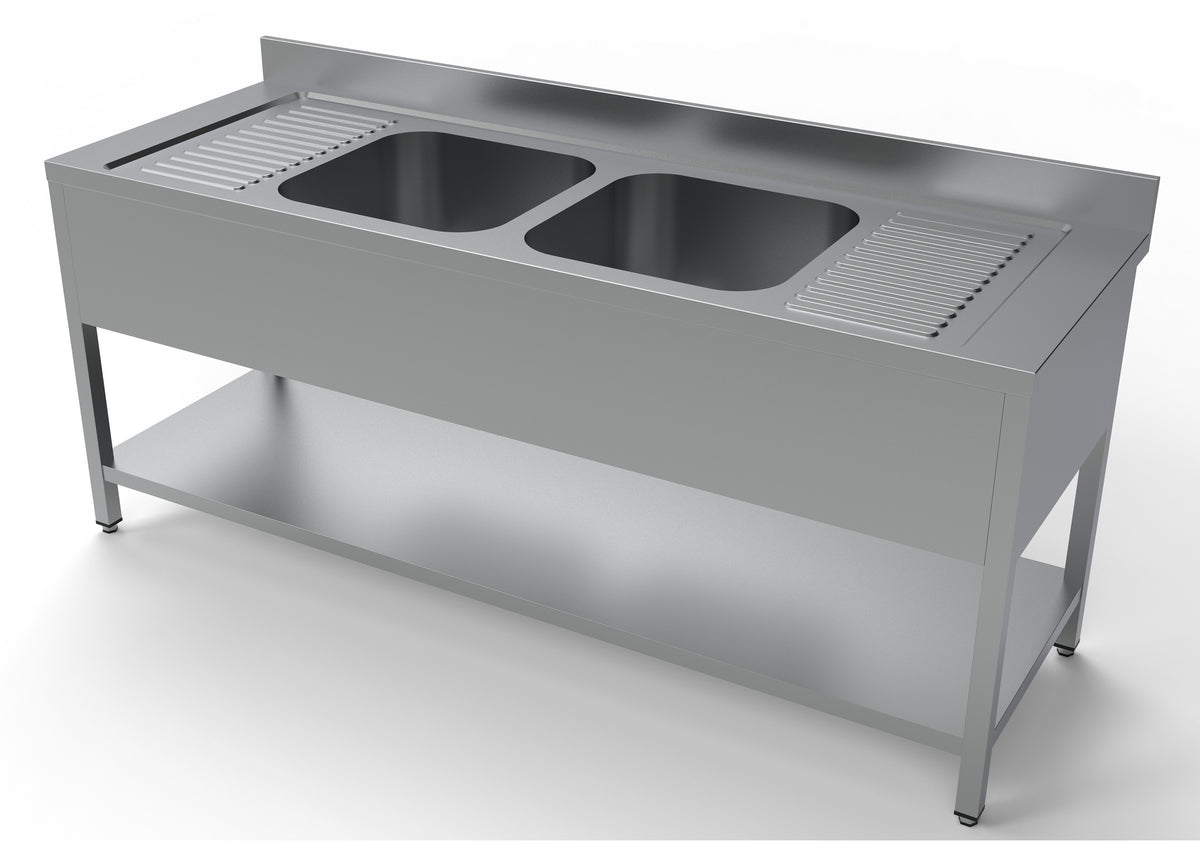 700 bloc-évier étagère 2 centre 2000 — Combisteel 7333.0870