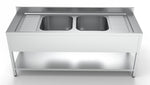 700 bloc-évier étagère 2 centre 2000 — Combisteel 7333.0870