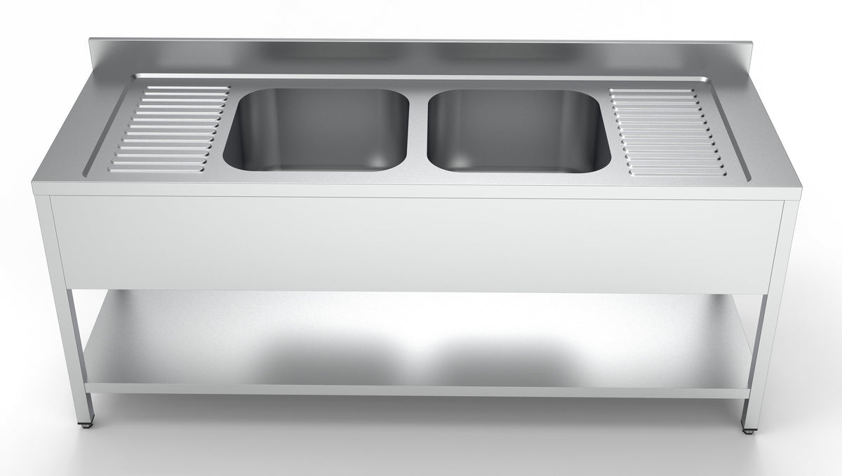 700 bloc-évier étagère 2 centre 2000 — Combisteel 7333.0870