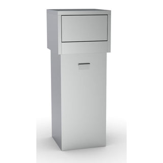 POUBELLE EN ACIER INOX 80L