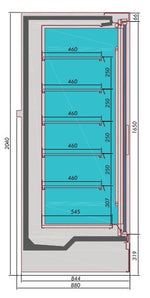 Chambre froide murale mike 1.9 — Combisteel 7350.0070