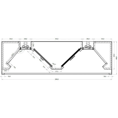 2.75 x 1.8 Hottes professionnelle a induction centrales