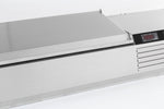 Puits réfrigérée couvercle en acier inox 1/3gn x 9 — Combisteel 7450.0035