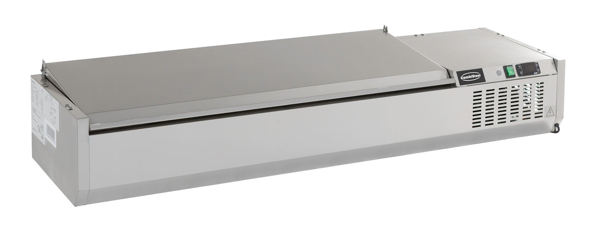Puits réfrigérée couvercle en acier inox 1/3gn x 5 — Combisteel 7450.0031
