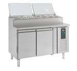 Saladette 2 portes 6x1/3gn récipient — Combisteel 7450.0102