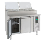 Saladette 2 portes 6x1/3gn récipient — Combisteel 7450.0102