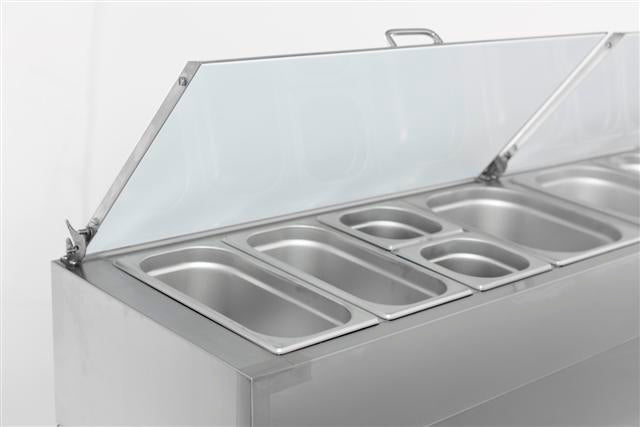 Saladette 3 portes 8x1/3gn récipient — Combisteel 7450.0104