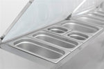 Saladette 3 portes 8x1/3gn récipient — Combisteel 7450.0104