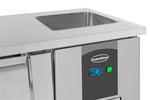 700 table réfrigérée plonge 2 portes — Combisteel 7450.0210