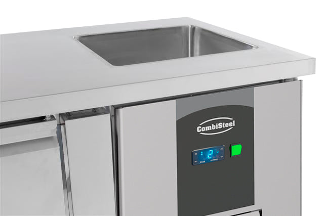 700 table réfrigérée plonge 2 portes — Combisteel 7450.0210