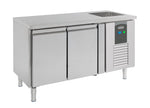 700 table réfrigérée plonge 2 portes — Combisteel 7450.0210