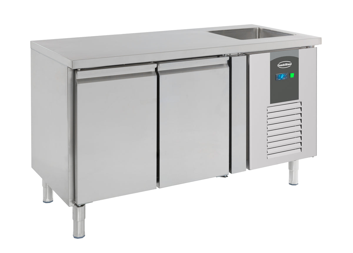 700 table réfrigérée plonge 2 portes — Combisteel 7450.0210