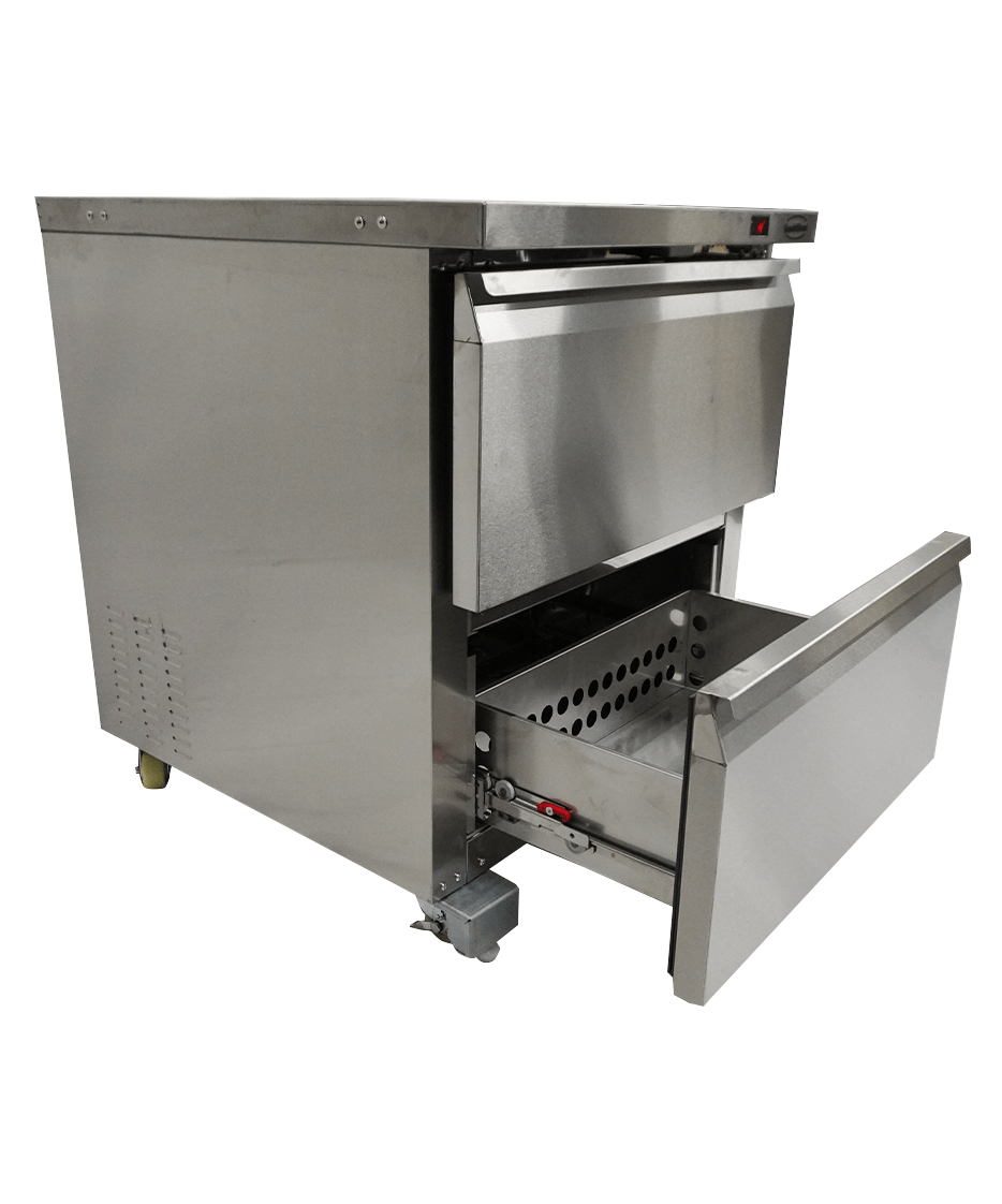 Congélateur en acier inox 2 tiroirs — Combisteel 7450.0265