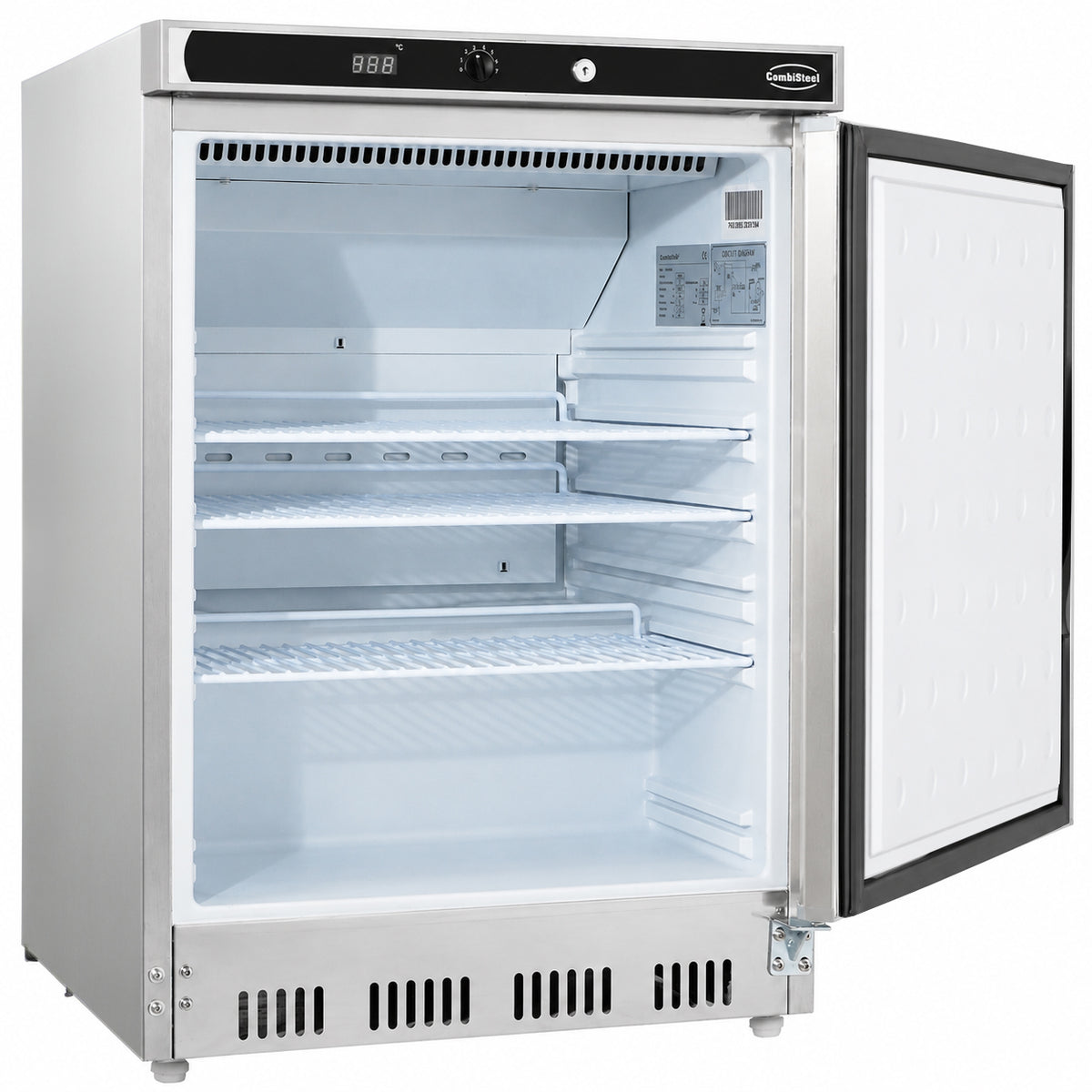 Réfrigérateur en acier inox 1 porte — Combisteel 7450.0550
