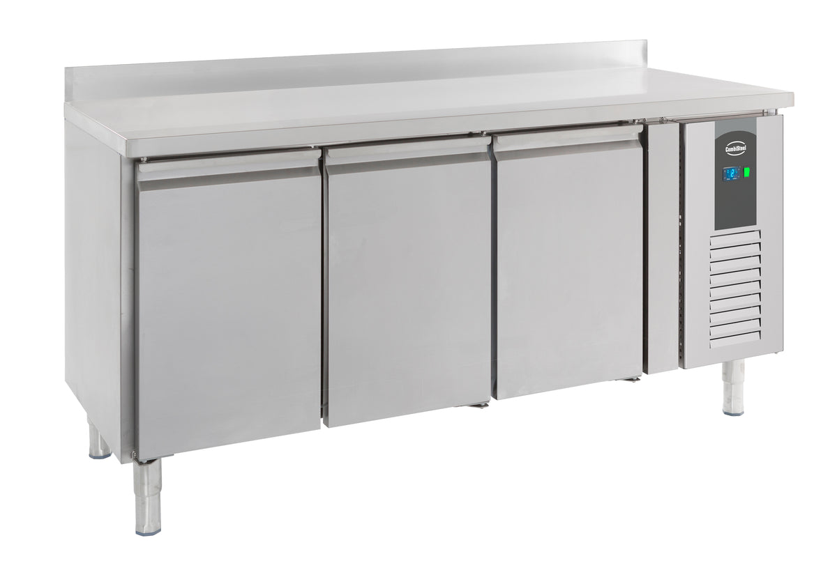 Table réfrigérée bord relevé 3 portes — Combisteel 7450.0782