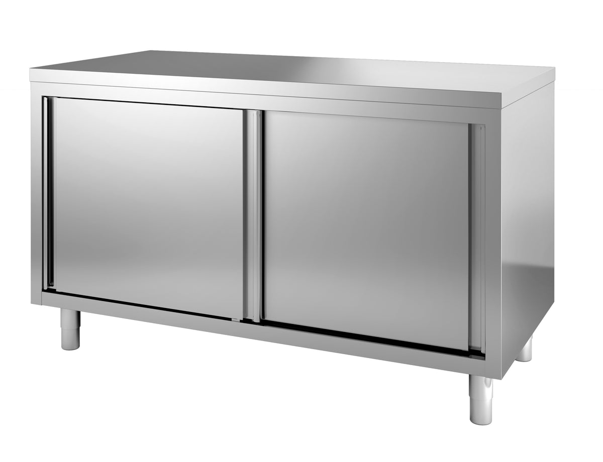 700 plan de travail portes coullisst 1800 — Combisteel 7452.3045
