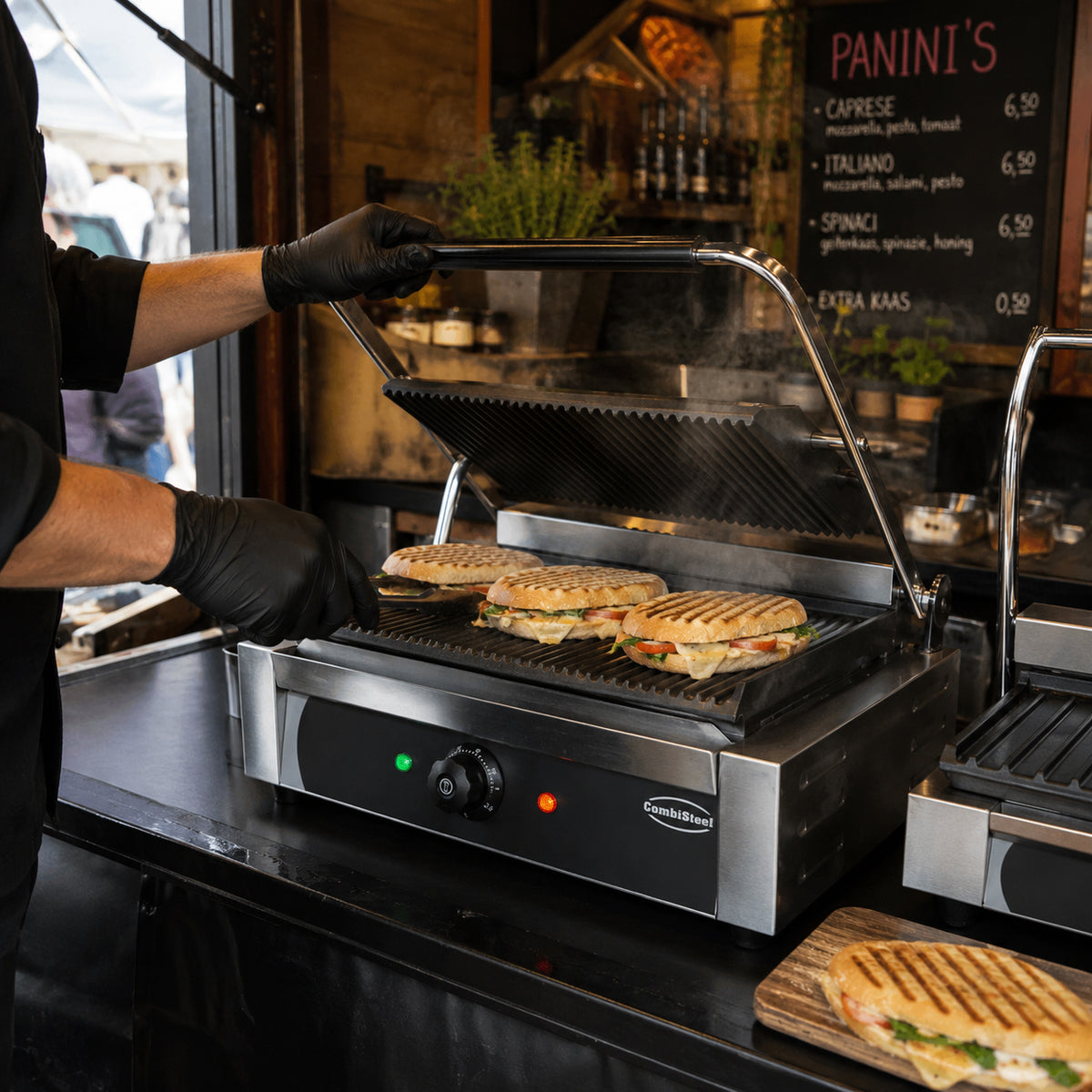 Grille de contact panini — Combisteel 7455.0455