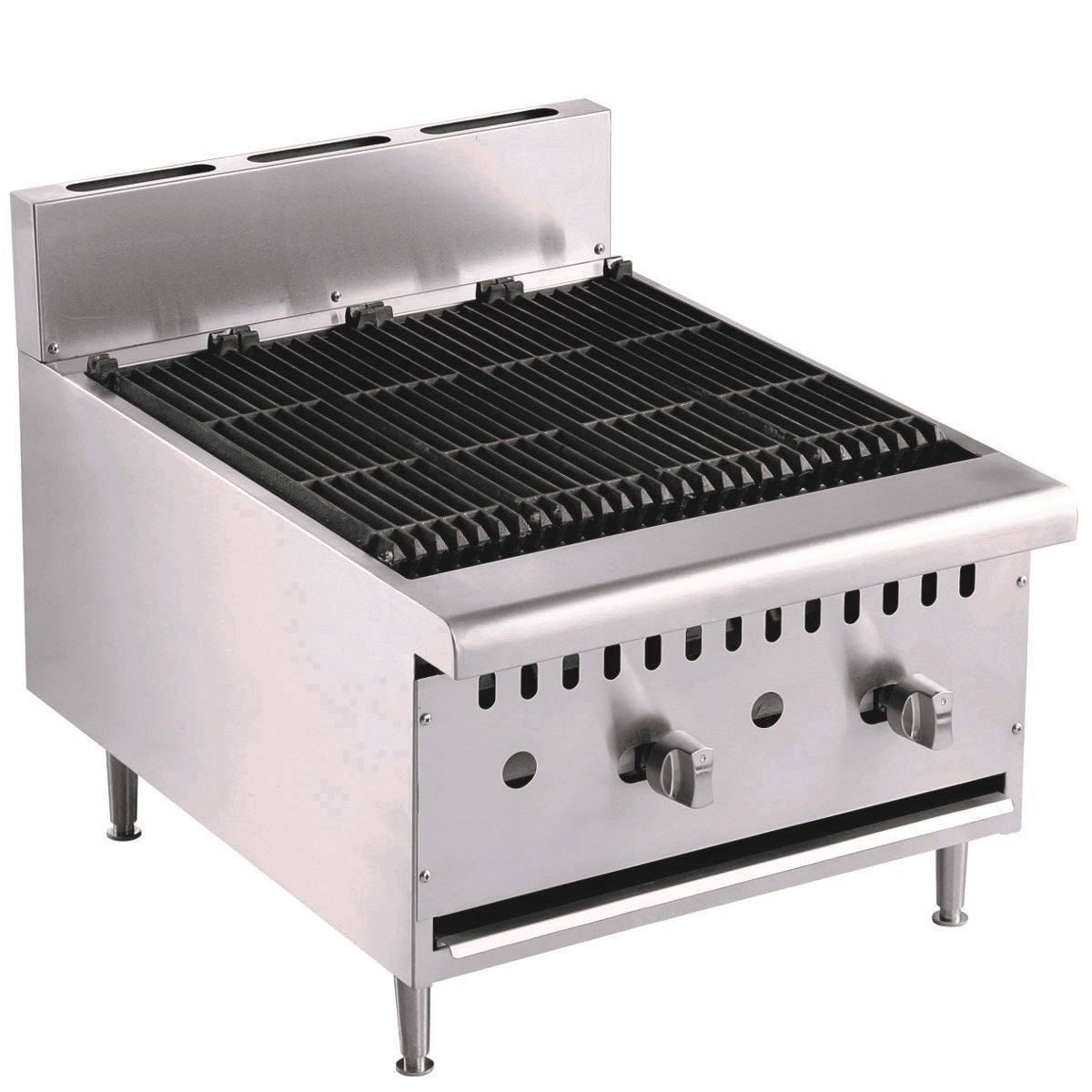 Grill a gaz 2 brûleurs — Combisteel 7455.0910