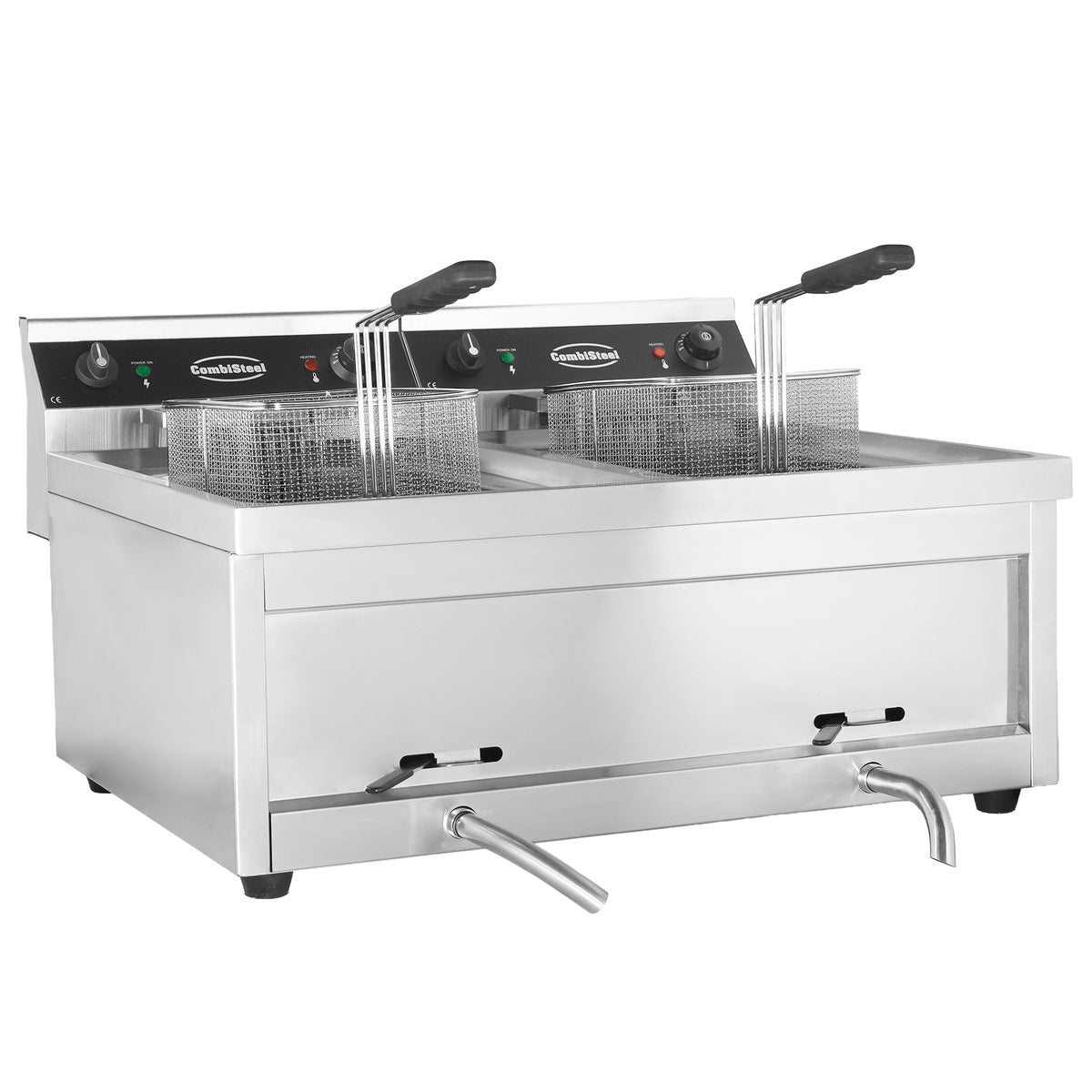 Friteuse posable électrique 2x12 L 2x9kw — Combisteel 7455.0945