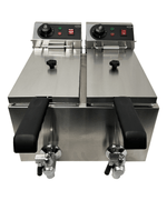 Friteuse posable électrique 2x4 L — Combisteel 7455.1002