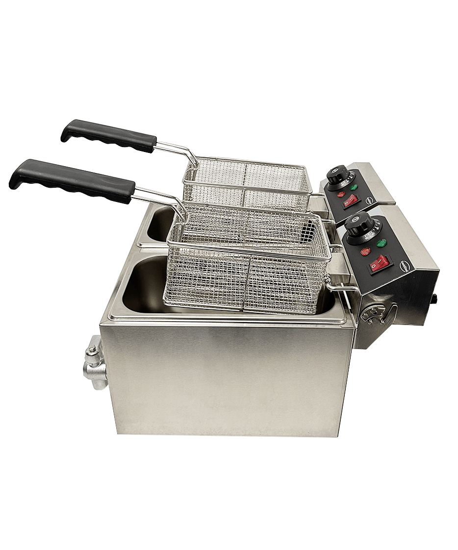 Friteuse posable électrique 2x4 L — Combisteel 7455.1002