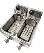 Friteuse posable électrique 2x4 L — Combisteel 7455.1002