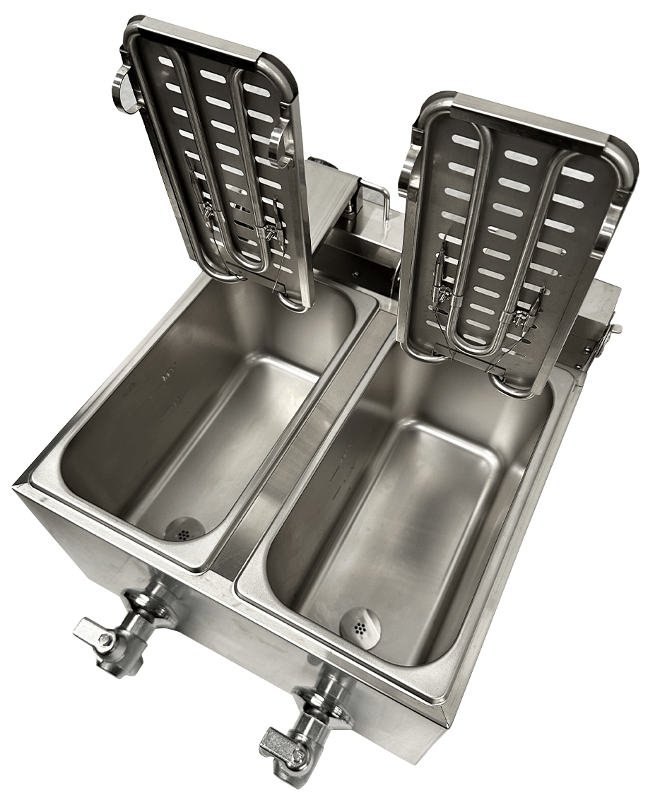 Friteuse posable électrique 2x4 L — Combisteel 7455.1002
