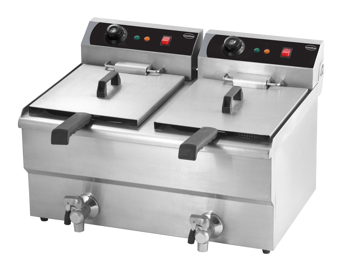 Friteuse posable electrique 2x8 L — Combisteel 7455.1005