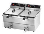 Friteuse posable électrique 2x10 L — Combisteel 7455.1007
