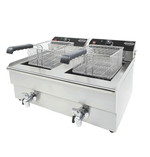 Friteuse posable électrique 2x10 L — Combisteel 7455.1007