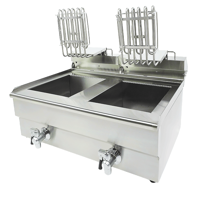 Friteuse posable électrique 2x10 L — Combisteel 7455.1007