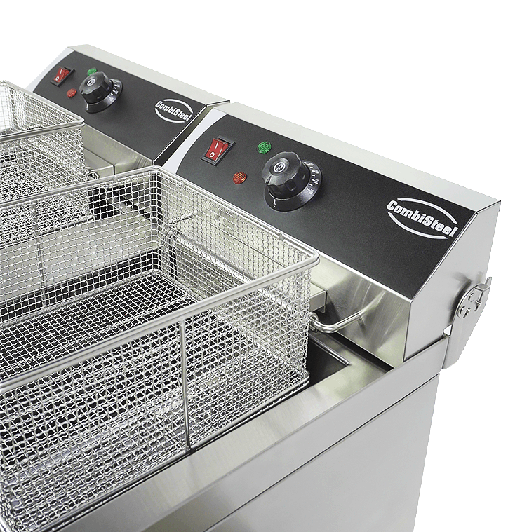 Friteuse posable électrique 2x10 L — Combisteel 7455.1007