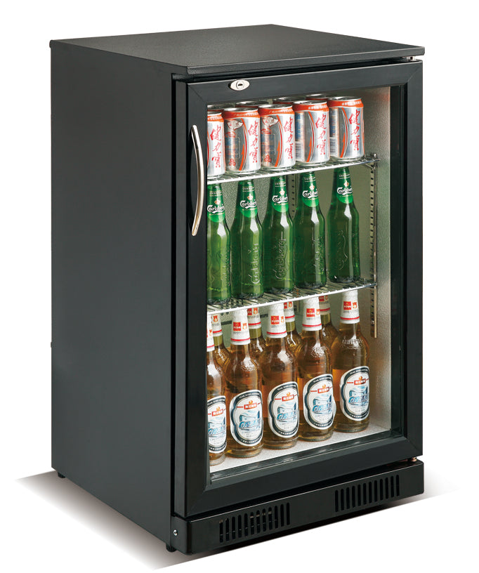 Arrière bar réfrigérée noir 1 porte — Combisteel 7455.1300