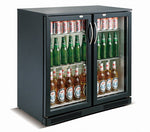 Arrière bar réfrigérée noir 2 portes — Combisteel 7455.1305