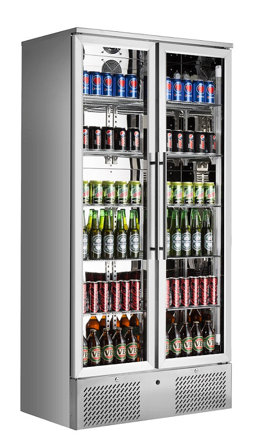 Réfrigérateur de bar haute 458 L inox — Combisteel 7455.1360