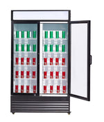 Réfrigérateur 2 portes en verre bez-750 gd — Combisteel 7455.1390