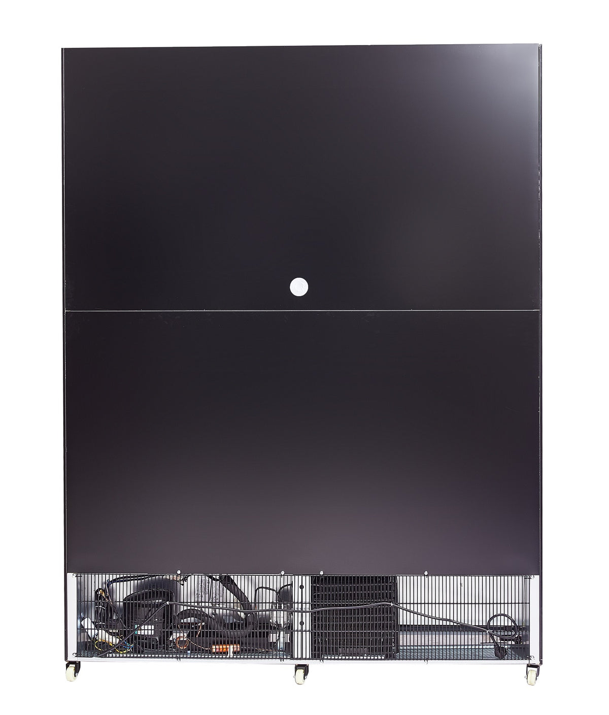Réfrigérateur 3 portes en verre noir nap-1200 *transport sur demande* — Combisteel 7455.1920