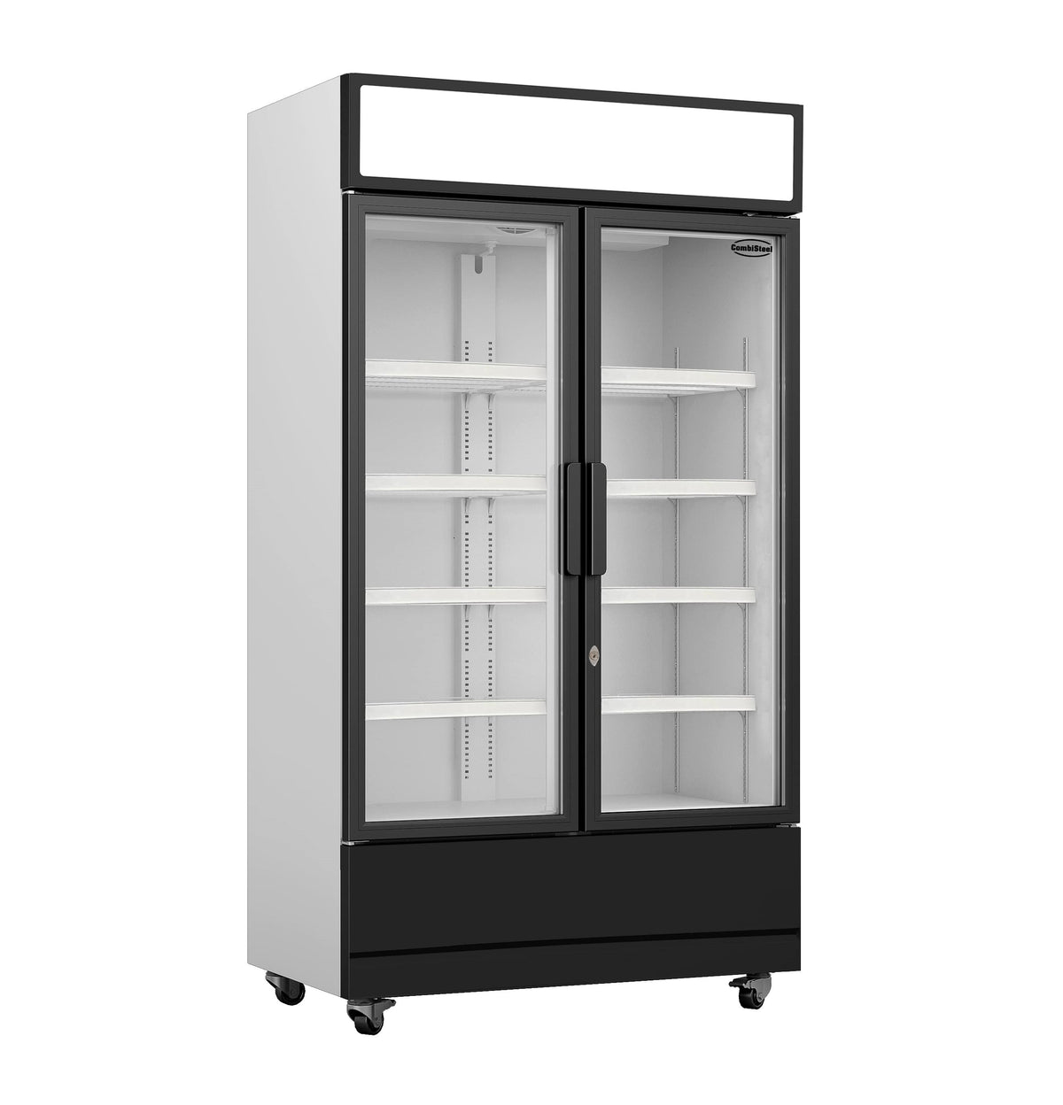 Réfrigérateur 2 portes en verre fcu-750 — Combisteel 7455.2105